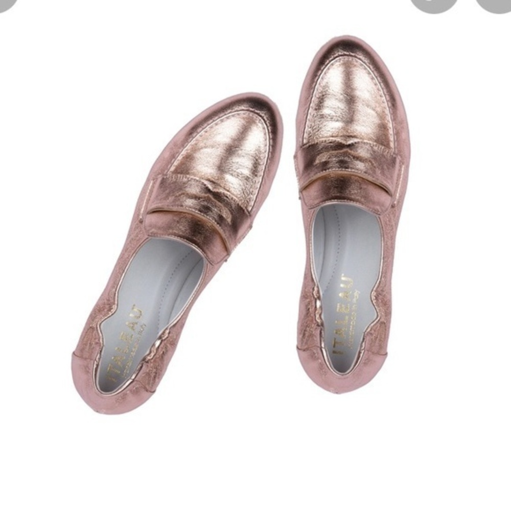 ITALEAU Metallic Pink Loafers size 10